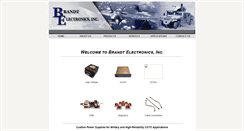 Desktop Screenshot of brandtelectronics.com