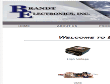 Tablet Screenshot of brandtelectronics.com